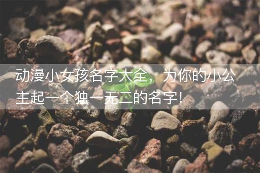 动漫小女孩名字大全,为你的小公主起一个独一无二的名字! 动漫小女孩名字大全,为你的小公主起一个独一无二的名字!