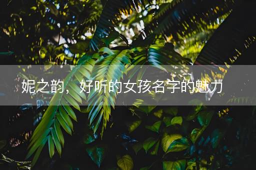 妮之韵，好听的女孩名字的魅力