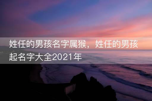 姓任的男孩名字属猴，姓任的男孩起名字大全2021年
