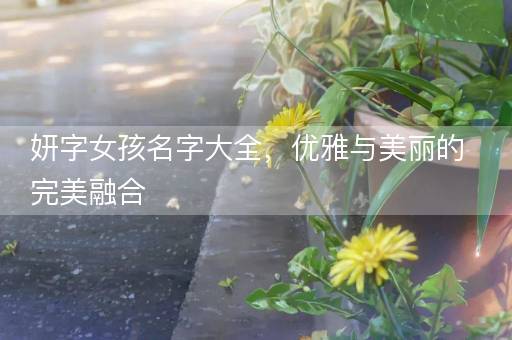 妍字女孩名字大全，优雅与美丽的完美融合
