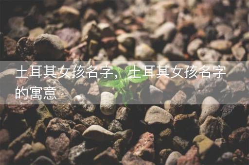 土耳其女孩名字，土耳其女孩名字的寓意
