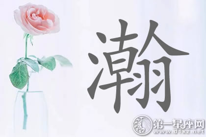 志向远大的带瀚字明星名字分析